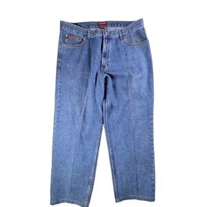 Chaps Men's 40 X 30 Classic Fit 5-Pocket Cotton Denim Jeans